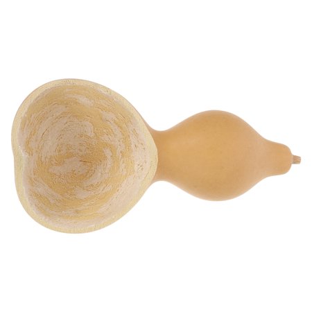 

Multipurpose Water Ladle Long Handled Water Scoop Wooden Scoop (Yellow)