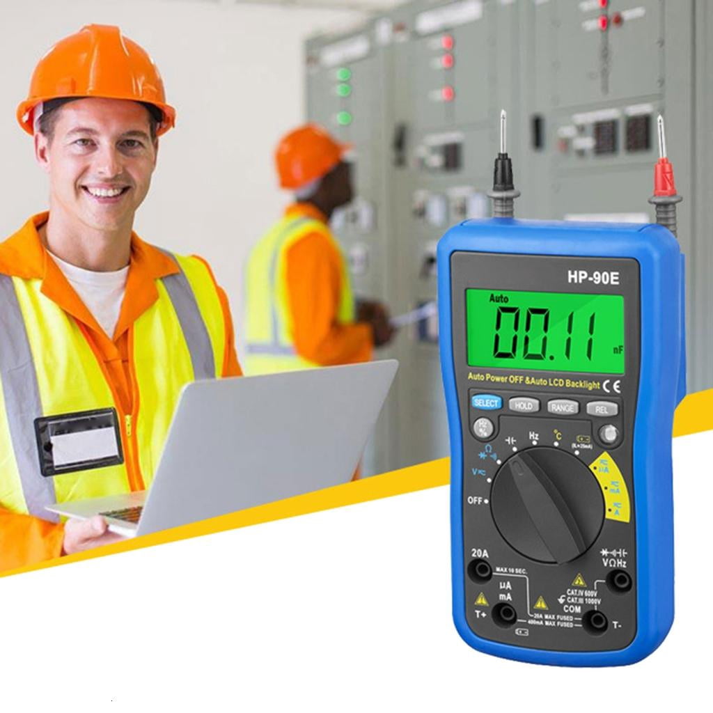 CEORPER Professional Digital Multimeter Electrical Meter ABS for Various Testing Needs