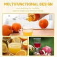 thumbnail image 4 of 2pcs Manual Lemon Juice Squeezing Plastic Citrus Juicer Fruit Pouring Tool Yellow + Green, 4 of 4