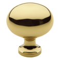 thumbnail image 1 of 1.37 in. Oval Knob, Polished Brass, 1 of 1