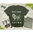 thumbnail image 6 of Just Keep Going Walking Lion Motivational Inspirational Leo T-Shirt Lion Quote Lover Gift T Shirt for Men Women Kids Boys Girls Teens Tshirt, 6 of 8
