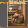 thumbnail image 6 of Costway Twin Size Loft Bed with LED Lights Underbed Space Drawers Shelves Ladder Gray, 6 of 10