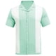 thumbnail image 5 of Mens Camisas de Verano de Punto de Color Sólido Manga Corta Cuello de Vuelta, Ligero Casual Bajo las Camisas para Hombres, 5 of 8