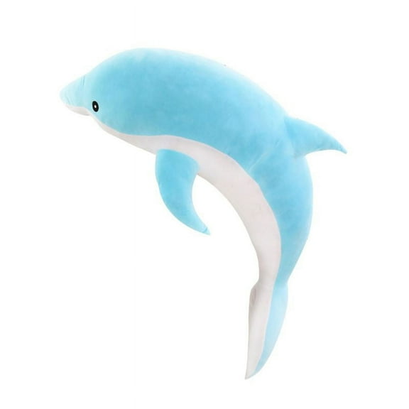 30/50cm Plush Stuffed Dolphin Throw Pillow House Decor Soft Comfort Sleeping Toy Children Room Ornament Birthday Gift
