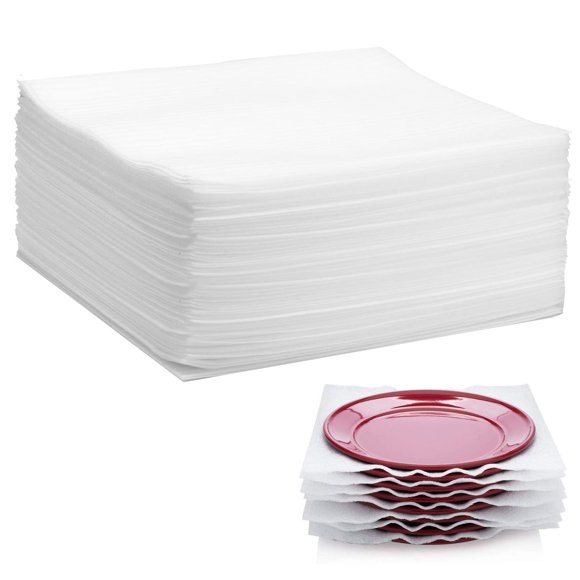 Láminas de espuma WAUPPY de 30 x 30 cm para embalaje, paquete de 50