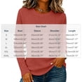 thumbnail image 3 of Women's Waffle Knit Top Crew Neck Long Sleeve Casual Pullover Blouse, 3 of 9