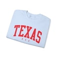thumbnail image 3 of Texas TX Sweatshirt Gifts Crew Neck Shirt Long Sleeve Unisex, 3 of 7