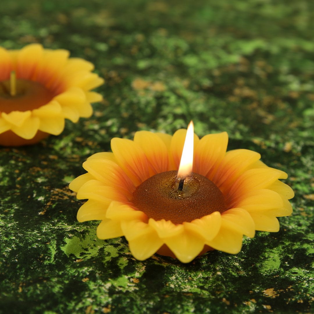 Sunflower Birthday Candle Sunflower Birthday Candle