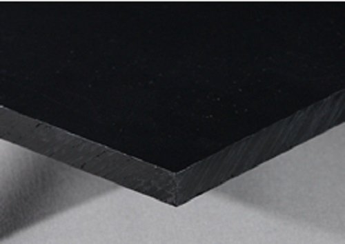 x 12/" x 24/" 1.000 Sheet Black PG HDPE High Density Polyethylene 1 inch