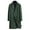Army Green, variant on Men's Leisure Trench Coat, Solid Color Slim Fit Mid-Length Woolen Design for Family Gatherings and Fall Winter Fashion,Army Green,4XL
