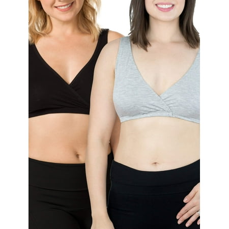 Loving Moments by Leading Lady Maternity to Nursing Sleep Bra 2 Pack, Style