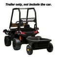 thumbnail image 2 of Roromall Trailer for 12V Ride On UTV, Compatible with Kids Electric Powered Wheel Vehicle(Only Trailer), 2 of 6