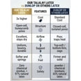 thumbnail image 3 of QQbed Talalay Latex Bed Pillow, Standard Size, Medium Soft Firmness, 3 of 9