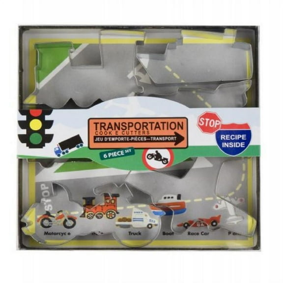 Fox Run Transportation Cookie Cutters, Box of 6 (36010)