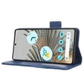 thumbnail image 5 of TECH CIRCLE Wallet Case for Google Pixel 9 Pro XL Card Slots Holder Kickstand Flip Case, Lychee Pattern PU Leather Shockproof Cover with Magnetic Clasp Drop Resistant Phone Case, Darkblue, 5 of 5