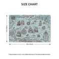 thumbnail image 2 of Placemats Set of 4 / 6, Pirate Adventure Map Placemats for Dining Table Indoor/Outdoors Heat Resistant Washable Placemats 18" x 12", 2 of 8