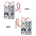 thumbnail image 4 of Multi-Color Cross-Body Handbag 8.27×5.91in Waterproof, Scratch-Resistant And Odor-Free Detachable Shoulder Strap Navy Geometric Patterns_2, 4 of 8