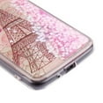 thumbnail image 4 of Airium Quicksand Glitter Hybrid Protector Cover for Motorola XT1773 (Moto E4 Plus) - Eiffel Tower & Pink Hearts, 4 of 6