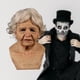 thumbnail image 5 of Divertida máscara de látex para hombre viejo, cubierta de cabeza de , Horror para Cosplay de Halloween mujer de pelo blanco Zulema Cubierta de cabeza de anciano, 5 of 8