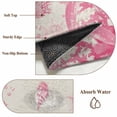 thumbnail image 6 of 3'x5' Area Rugs, Pink Coastal Starfish Indoor Outdoor Area Rug for Living Room Bedroom, Nautical Beach Conch Seashhells Washable Bathroom Rugs Kitchen Floor Carpet Mats Home Decor Aesthetic, 6 of 8