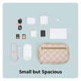 thumbnail image 6 of U Brands Canvas Tech Organizer for Chargers, Cords, and Accessories, 7.8 x 5 inches, Check Pattern, 6 of 9