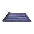 thumbnail image 2 of Ahgly Company Indoor Square Abstract Blue Modern Area Rugs, 5' Square, 2 of 4