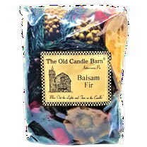 Old Candle Barn Balsam Fir Potpourri 4 Cup Bag - Perfect Winter or Christmas Decoration or Bowl Filler - Well Scented