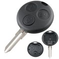 thumbnail image 2 of Car Key Shell 3 Buttons Car Remote Auto Key Shell Case No / With Blade Fit for Fortwo 450 /451 2007-2013/Mercedes-Benz Smart, 2 of 7