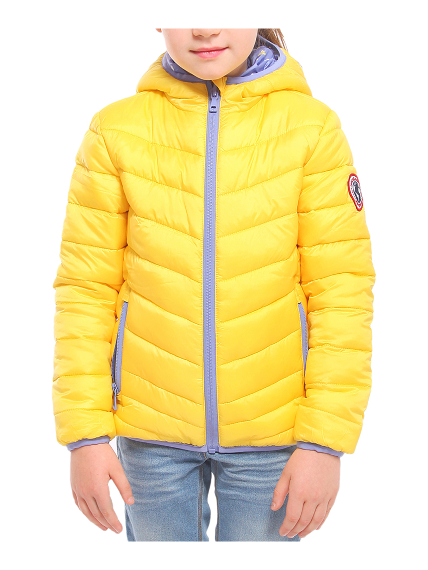 Rokka&Rolla Girls' Reversible Light Puffer Jacket Coat, Sizes 4-18 - image 4 of 9
