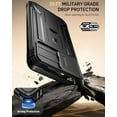 thumbnail image 3 of Poetic Revolution Case for iPhone 16 6.1 inch with Built-in-Screen Protector, Black, 3 of 5