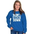 thumbnail image 4 of Won't Back Down Athletic Workout Sweatshirt for Men or Women Brisco Brands X, 4 of 6