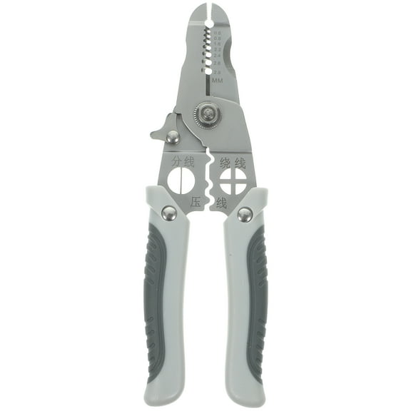 SHOWERORO Multipurpose Design Wire Stripper Steel Rubber 1Pack 7.3X2.2X0.6In