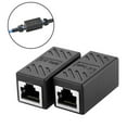 thumbnail image 2 of LNGOOR 2Pcs RJ45 Female Coupler Cat5/Cat6 LAN Ethernet Cable Extender Adapter Connector, 2 of 5