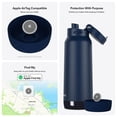 thumbnail image 2 of Botella de agua HidrateSpark PRO 2 Smart 946 ml con funda de silicona, 2 of 3