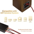 thumbnail image 3 of Cable de altavoz LONPOO, calibre 14, cobre libre de oxígeno, 2 m, paquete de 2, 3 of 7