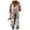 Pink, variant on MIASHUI Women's Morandi Color Plaid Color Block Cardigan, Fashion Open Front Casual Jacket for Women Red,L