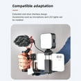 thumbnail image 3 of Universal Smartphone Video Grip Handle Handheld Vlog Bracket for Phone Smartphone Video Rig Kit with Wooden Grip with Cold Shoe Mount & 1/4in Screw + Phone Holder with Cold Shoe Mount + L-shape Plate, 3 of 8