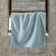 thumbnail image 4 of Fleece Bath Towel - Ultra Absorbent & Quick-Drying, Soft Plush Fabric, Home & Shower Use, Oversized Bath Sheet, Light Blue, JKODE, 4 of 8