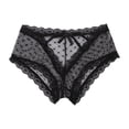 thumbnail image 1 of Faithtur Women See-through Lace Panties Solid Color Breathable Underpants, 1 of 7
