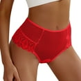 thumbnail image 1 of B91xZ sous-Vêtements en Coton pour Femmes, Microfibre Extensible, Taille Basse, TG Rouge, 1 of 4