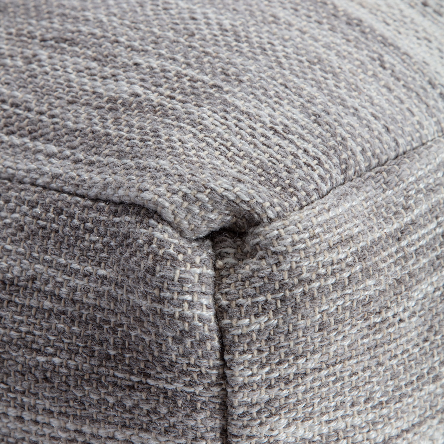 Anji Mountain Cotton Polyester Square Poufs