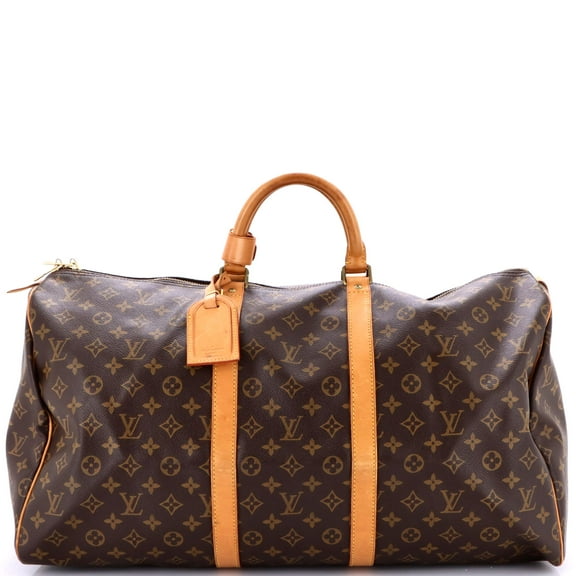 Pre-Owned Keepall Bag Monogram Canvas 55 By Rebag