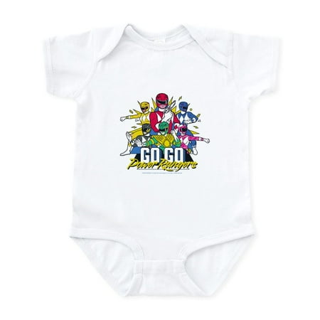 

CafePress - Go Go Power Rangers Group Shot - Baby Light Bodysuit Size Newborn - 24 Months