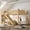 Natural, variant on HICOMILA Queen Loft Bed with Storage Shelves, Wardrobe and Slide