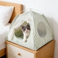 thumbnail image 6 of Comfort Pet Bed All Season Pet Tent All-Season Comfort Pet Tent Foldable Removable Washable Pet Bed for Indoor Outdoor Use Green Color Portable Pet Shelter for Dogs Cats, 6 of 6