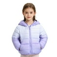 thumbnail image 5 of RUTAYY Children Boys Girls Puffer Jacket Long Sleeve Winter Warm Gradient Color Down Jacket with Hooded Kids Windproof Outdoor Cold Weather Holiday Chic Coat, 5 of 5