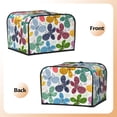 thumbnail image 3 of Lsque Colorful Butterflies Print 4 Slice Toaster Cover , Kitchen Appliance Dustproof Protector , Toaster Protector Dustproof Kitchen Appliance Cover, 3 of 7
