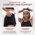 thumbnail image 4 of Essenclo Flowy Girls Butterfly Shorts Skirts w/Pockets & Athletic Sleeveless Tank Tops, Dance Tennis Cheer Running (5pc Set) - E2106 - Set-5 - 3-4, 4 of 7