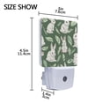 thumbnail image 4 of Cute Rabbit and Leaf Night Light 2 Pack LED Nightlight Plug into Wall Dusk to Dawn Sensor Soft White, 4 of 7