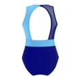 thumbnail image 2 of TiaoBug Girls Gymnastic Leotard Ballet Dance Jumpsuit Mesh Patchwork Leotards 4-16, 2 of 5